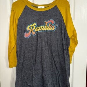 Ramblin' Graphic Raglan Tee